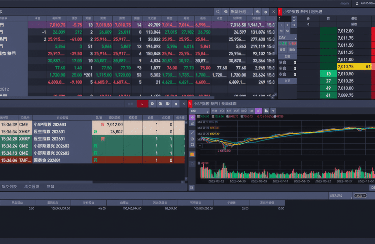 成功登入後，設定版面